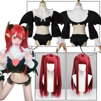 Rizu Kyun Cosplay Anime My Dress Up Darling Kitagawa Marin Cosplay Sexy Little Devil Bikini Uniform Wig Suit Halloween Women