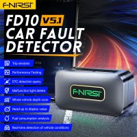 FNIRSI FD10 Car OBD2 Scanner Code Reader Clear Error OBD Diagnostic Tool IOS Android BluetoothV5.1 Check Engine Light Car Repair Code Readers  Scan To