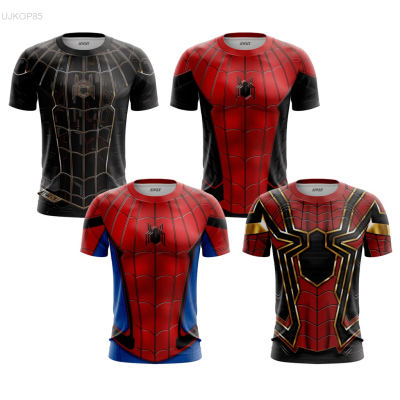 2023 New T-shirt Spider Man 3D Avengers Tony Stark (Iron Man) (Free Custom Name&amp;) Unisex T-shirt 【Free custom name】