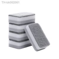 ❦ 5pc Double-sided Cleaning Spongs Household Scouring Pad Kitchen Wipe Dishwashing Sponge Cloth Dish Cleaning Towels Tools