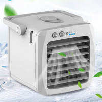 เครื่องปรับอากาศแบบพกพา Mini Air Cooler USB Conditioner สำหรับห้องนอนโต๊ะทำงาน