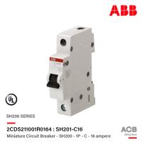 ( โปรโมชั่น++) คุ้มค่า ABB - SH201-C16 - ลูกย่อยเซอร์กิตเบรกเกอร์ 16 แอมป์ 1 โพล 6kA, ABB System M Pro 16A MCB Mini Circuit Breaker1P, 6 kA ราคาสุดคุ้ม เบรค เกอร์ ชุด เบรก เกอร์ วงจร เบรก เกอร์ เบรก เกอร์ 60a