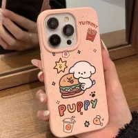 เคสสำหรับ iPhone 15 14 13 12 11 Pro Max X XR Xs Max 8 7 Plus SE 2020การ์ตูนน่ารักแบรนด์สัตว์ IMD กันกระแทกเคสโทรศัพท์ฝาครอบป้องกันนิ่มใส