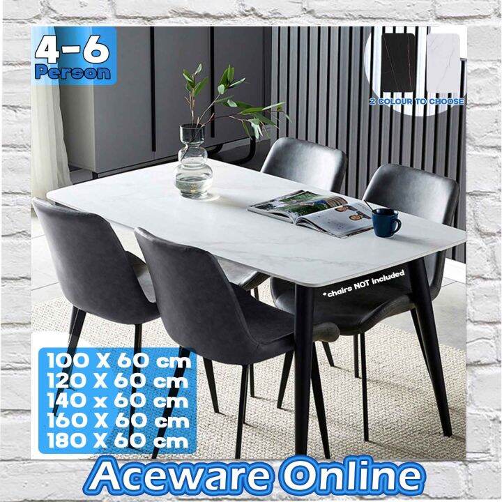 Eames Dining Table Set Meja Makan Murah Study Table Modern Marble Style