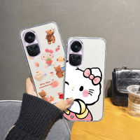 เคสOPPO Reno10 Pro 5G Reno10pro+ ลายการ์ตูนน่ารักซิลิโคนนิ่มใส เคสโทรศัพท์ OPPO Reno 10 Pro 5G ฝาครอบโทรศัพท์