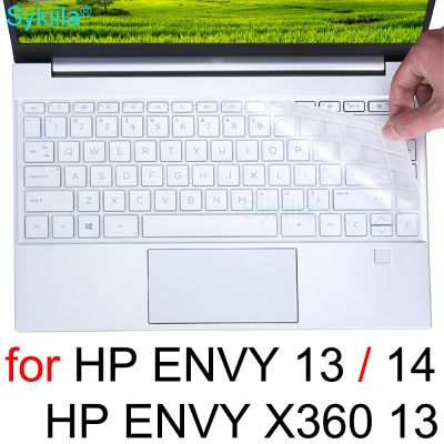 Keyboard Cover for HP ENVY 13 X360 14 14t 13t 13z Touch 13-AH 13-AQ 13-AG Protector Skin Case Silicone Notebook Laptop 13.3 inch