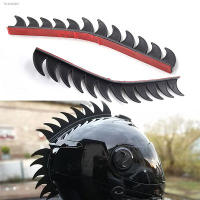 ﹍ Rubber Dirt Biker Motocross Helmet Mohawks Spikes Mohawk Sticker