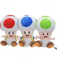 16Cm Mushroom Cute Classical Game Red Blue Yellow Toad Plush Stuffed Dolls Plush Toys For Children Gifts