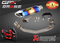 ท่อ gpx droneท่อakrapovic รุ้ง เสียงแน่นทุ้ม สไตล์บิ๊กไบค์ เสียงไม่แตกในรอบสูง อัตราเร่งดีขึ้น อุปกรณ์ครบชุด พร้อมติดตั้ง รับประกัน1ปี อาคาสีไ