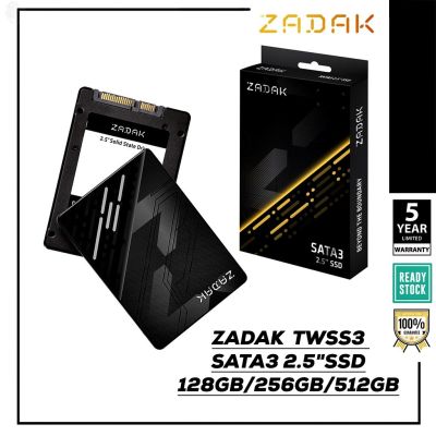 ลด 50% (พร้อมส่ง)️SSD ใหม่!!️128GB / 256GB / 512GB SSD (เอสเอสดี) ZADAK TWSS3 SATA3 (6Gb/s) 2.5