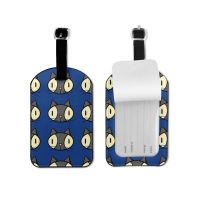 【DT】 hot  NOISYDESIGNS New Luggage&amp;bags Accessories Cute Novelty Cats Travel ID Addres Holder Label Straps Suitcase Luggage Tags Blue