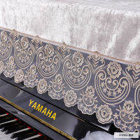 2021European Embroidered Piano Cover Gold velvet table cloth Dustproof Cover 90*220cm Towel Lace flower FH2051