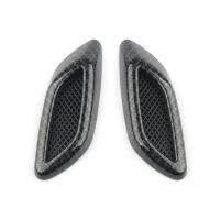 gthrrftdb 6Pcs Carbon Fiber Car Hood Frame Decorative Stickers Fender Air Outlet Side Mark Universal Decorative Cover