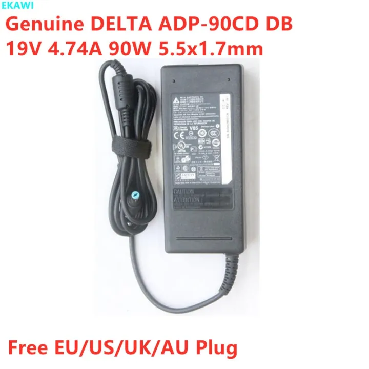 Original-2022 New₪ Genuine DELTA ADP 90CD DB 19V 4.74A 90W 5.5x1.7mm AC ...