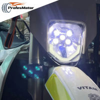 สำหรับ Husqvarna TE 300 LED ไฟหน้า FE 250 350 450ไฟหน้า Wick ชิ้นส่วนรถจักรยานยนต์ Motocross Dirt Bike Super Moto อุปกรณ์เสริม