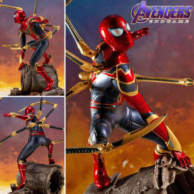 Figure ฟิกเกอร์ จากการ์ตูนเรื่อง Marvel มาร์เวล Avengers Infinity War อเวนเจอร์ส มหาสงครามล้างจักรวาล Iron Spider ไอ้แมงมุม ไอรอน สไปเดอร์ 1/10 Ver Anime อนิเมะ การ์ตูน มังงะ คอลเลกชัน ของขวัญ New Collection Doll ตุ๊กตา manga Model โมเดล