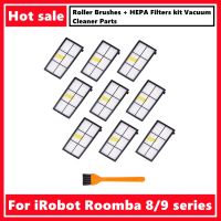 แปรงลูกกลิ้ง + ชุดเครื่องกรอง HEPA สำหรับ Irobot Roomba 800 860 865 866 870 871 880 885 886 890 900 960 966 980ชิ้นส่วนเครื่องดูดฝุ่น