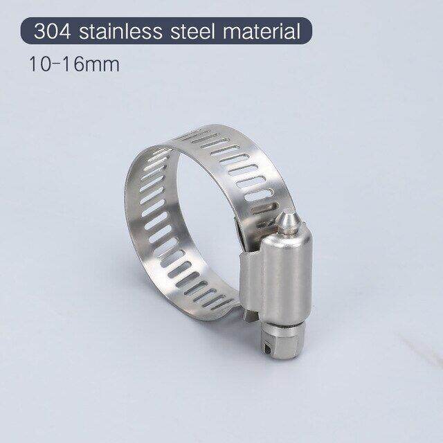 304 Stainless Steel Adjustable Pipe Clamps For Water Plumbing Dryer