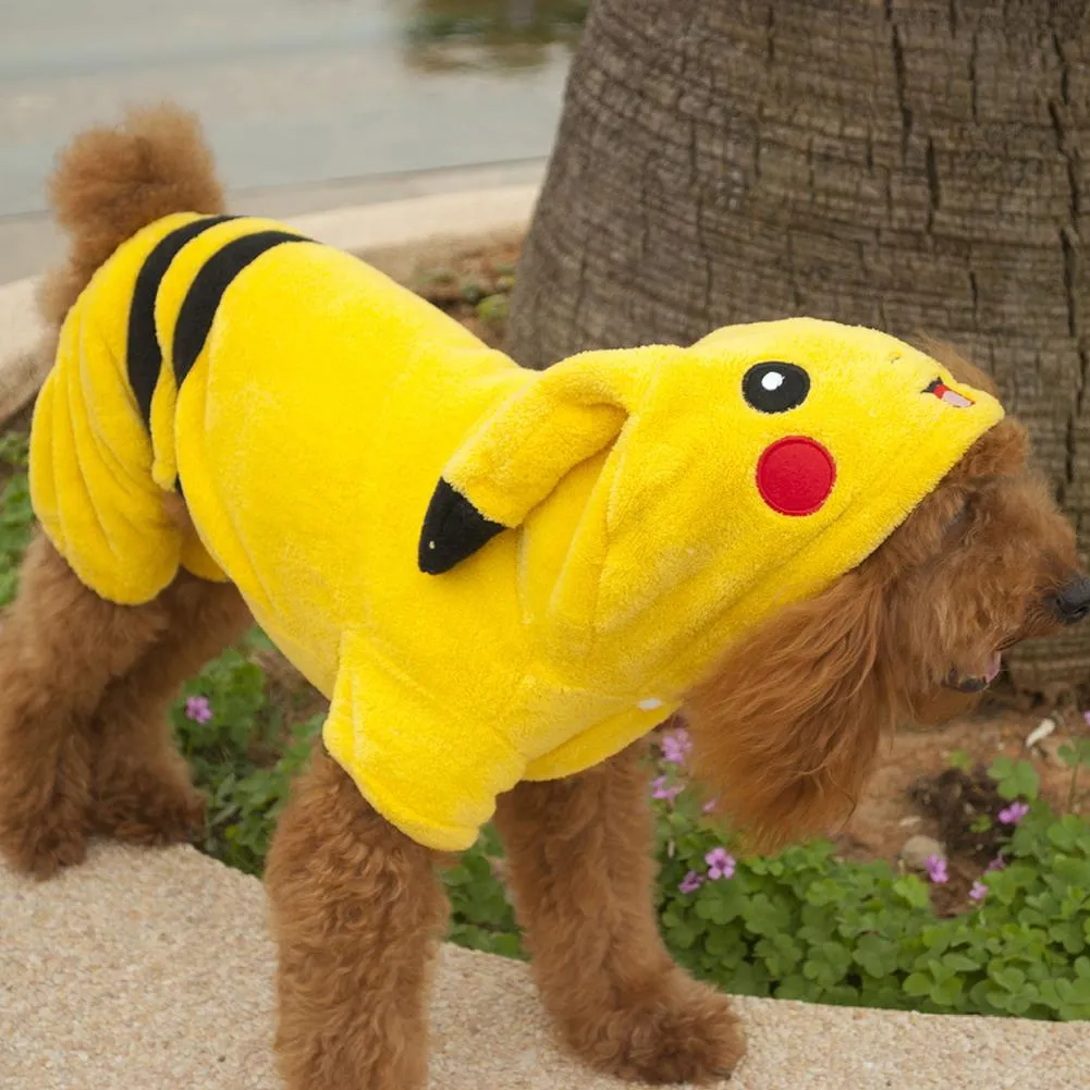 fuwen® Cartoon Pikachu Halloween Pet Costume Dog Clothes Puppy T-shirt Vest Apparel