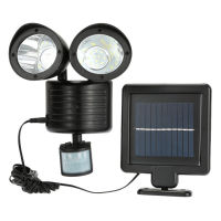 22 LED Dual Head Detector Solar Power Spot Light Security Motion Sensor Outdoor Garden Light Floodlight Outdoor Lighting