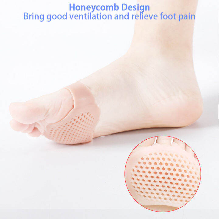 Silicone padded hot sale forefoot insoles