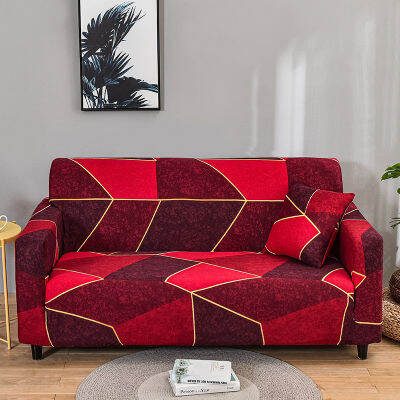 2021Geometric Sofa Covers for Living Room Stretch Sofa Protector Anti-dust Elastic L-shape Corner Couch Cover Loveseat Chair 1PC