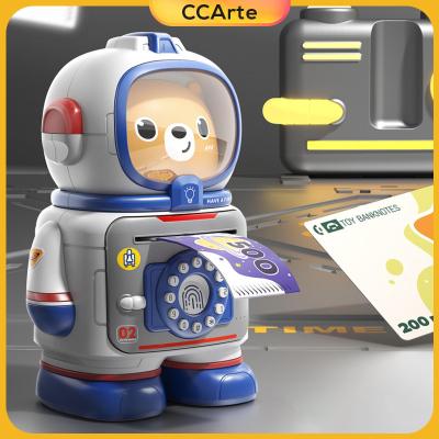 CCArte นักบินอวกาศตกแต่งธนาคารหมีกระปุกของเล่นจำลองสำหรับห้องนั่งเล่นห้องนอน