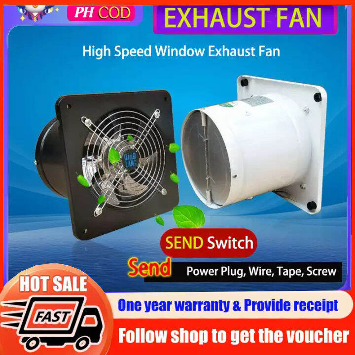 Exhaust fan 4/6/7/8/10/12 inch,Indoor ventilation exhaust fan, Window