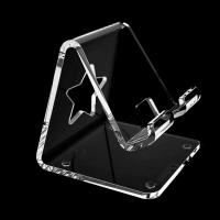 Acrylic Cell Phone Stand Desktop Phone Holder Desk Phone Stand Portable Desk Accessories Clear Phone Holder for Kitchen Phone Desk Bedside Table Home brilliant