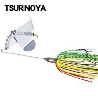 (CIYS outdoor) TSURINOYA Buzzbait ล่อตกปลา12กรัม15กรัม26กรัม Topwater ปินเนอร์เหยื่อโลหะเทียมฮาร์ดเหยื่อโจมตีเบสหอกตกปลารอก