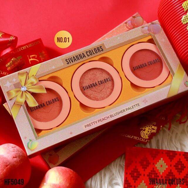 hf5049-pretty-peach-blusher-palette-ซีเวียน่า-คัลเลอร์-พริตตี-พีช-บลัชเชอร์-พาเลทท์