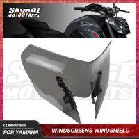 สำหรับ YAMAHA MT07 2023กระจกบังลม MT-07 MT 07 2021 2022รถจักรยานยนต์ Pare-Brise Wind Shield ป้องกันหน้าจอ Deflector