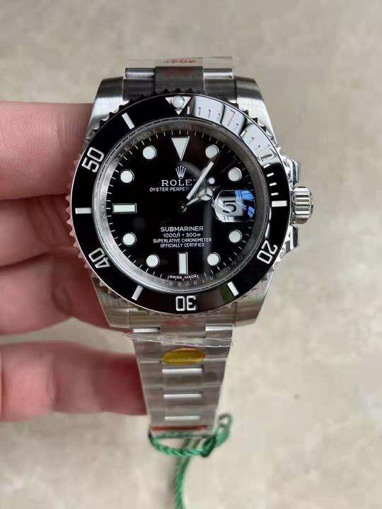 2021 Noob Factory V12 RolexˉSubmariner Date 116610LN Black SS 904L