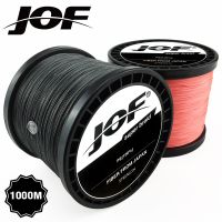 JOF 22LB-88LB 1000เมตร PE ถักเอ็นตกปลา8เส้นที่แข็งแกร่งสายตกปากหลายเส้นตกปลาน้ำเค็มปลาตะเพียนเอ็นตกปลา