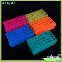 SFAJAI 5PCS โพรพิลีน ชั้นวางหลอด4ทิศทาง พลาสติกทำจากพลาสติก คละสี ชั้นวางเครื่องเหวี่ยง มัลติฟังก์ชั่นการใช้งาน ชั้นวางหลอดทดลองหลายชั้น การทดลองทางวิทยาศาสตร์เชิงวิทยาศาสตร์