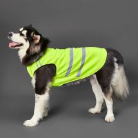 Pet Reflective Safety Vest For Small Medium Large Dogs Dog Clothes With Matching Leash For Walking