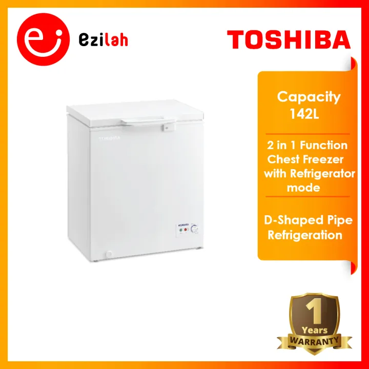 Toshiba 142L 2 in 1 Chest Freezer CR-A142M | Lazada