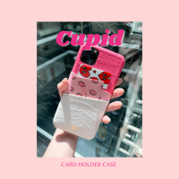 Cinderellashoes Croc Card Holder Phone case in Cupid เคสมือถือ เคสหนัง