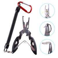 【LZ】✿▬  Fishing Pliers Fishing Tackle Stainless Lanyards Hook Recover Split Ring Fishing Accessories Use Tongs Multifunction Scissors