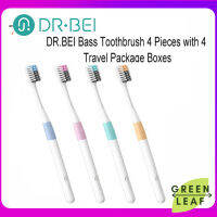 แปรงสีฟัน Xiaomi Dr.Bei Bass Toothbrush (Classic) 4แท่ง