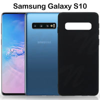 เคสซิลิโคน สีใส / สีดำ / สีใสันกระแทก ซัมซุง เอส10 หลังนิ่ม  Silicone Case For Samsung Galaxy S10 (6.1)