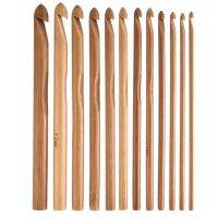 ◐✒ 3-10mm Bamboo Crochet Set Natural Handmade Knitting Tool Suitable For Creative Ornaments Handicrafts DIY Knitting Accessory