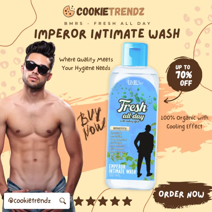 Cookie Trendz BMRS Fresh All Day EMPEROR INTIMATE WASH 150ml (For Men