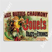 Aux Buttes Chaumont Friends โลหะแผ่นโปสเตอร์แผ่นเครื่องหมายผับผับติดผนังบาร์คลับตลก