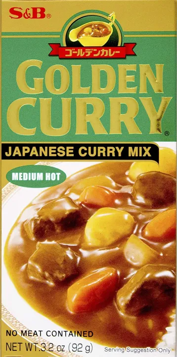 S&B, Golden Curry Sauce Mix, Medium Hot, 3.2 Oz | Lazada PH