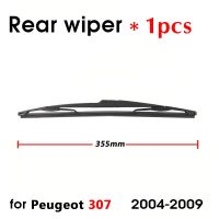 กันลมหน้าต่างใบปัดน้ำฝนด้านหลัง2004-2009 307เปอโยต์สำหรับ28 "+ 26" R + 14 "ชุดที่ปัดน้ำฝนด้านหน้าด้านหลังเติมซิลิคอนที่ปัดน้ำฝนรถยนต์