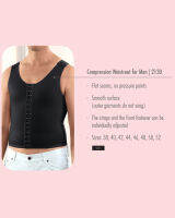 เสื้อกลามกระชับผู้ชายหลังศัลยกรรม Compression waistcoat for men after breast surgery (2130)