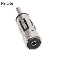 Car Vehicles Radio Stereo ISO To Din Aerial Antenna Mast Adapter Connector Plug for Car Radio Stereo Autoradio Fit Most Types