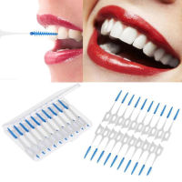 40PCS Clean Tooth Floss Head Hygiene Dental Plastic Interdental Brush Toothpicks