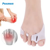 ▩✧❅ Pexmen 2Pcs/Bag Gel Forefoot Pads Bunion Corrector Toe Separator Spacer Ball of Foot Cushions Hallux Valgus Protectors